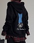 Женская кофта на молнии Balenciaga чёрного цвета