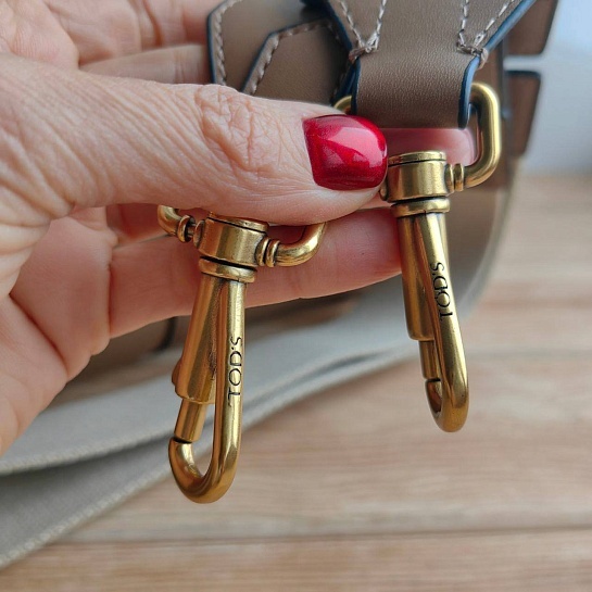 Женская сумка Tod's 33x16 см - Beige