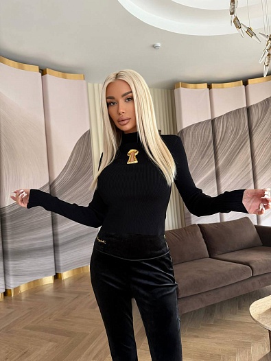 Женский лонгслив Schiaparelli Premium - Black   