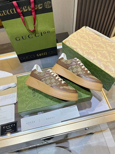 Женские кроссовки Gucci Chunky B Premium - Brown   
