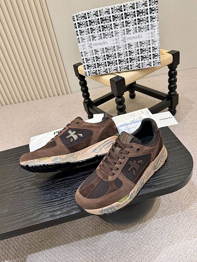 Мужские кроссовки Premiata Mase - Brown   