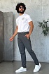 Мужские брюки цвета хаки Zilli slim fit