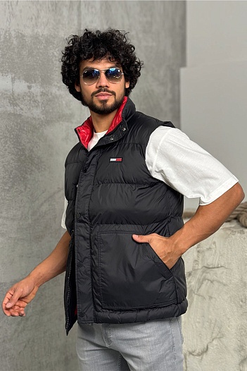 Мужской чёрный жилет Tommy Hilfiger   