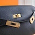 Женская сумка Hermes Kelley 25x18 см - Black