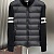 Мужская вязанная куртка Moncler logo-patch - Black