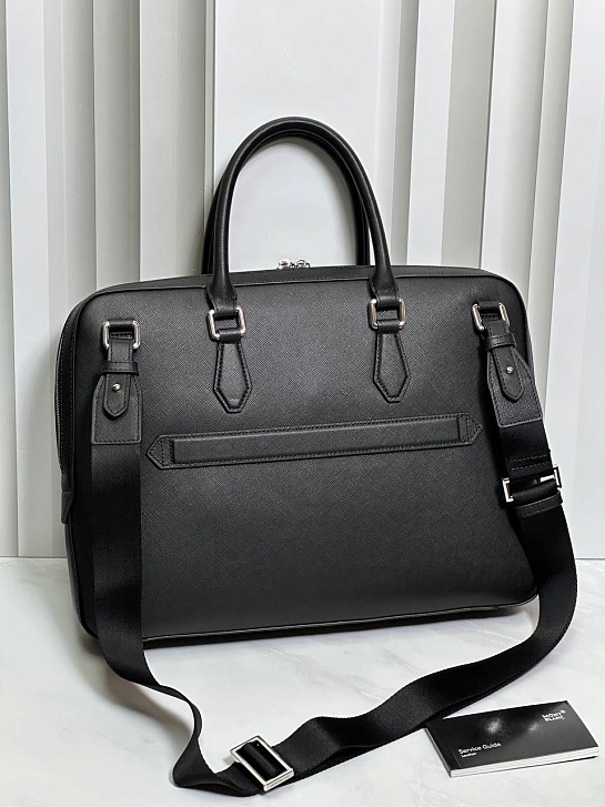 Кожаный портфель Montblanc Sartorial Premium 40x30x5 см