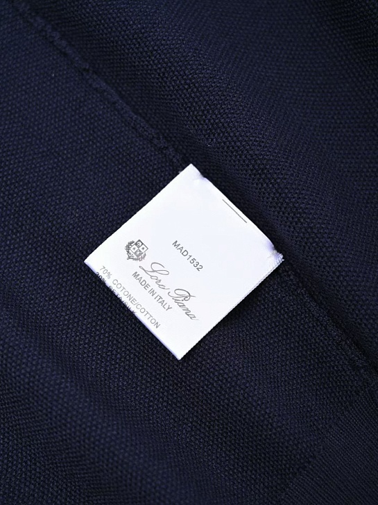 Мужская тёмно-синяя футболка Loro Piana premium