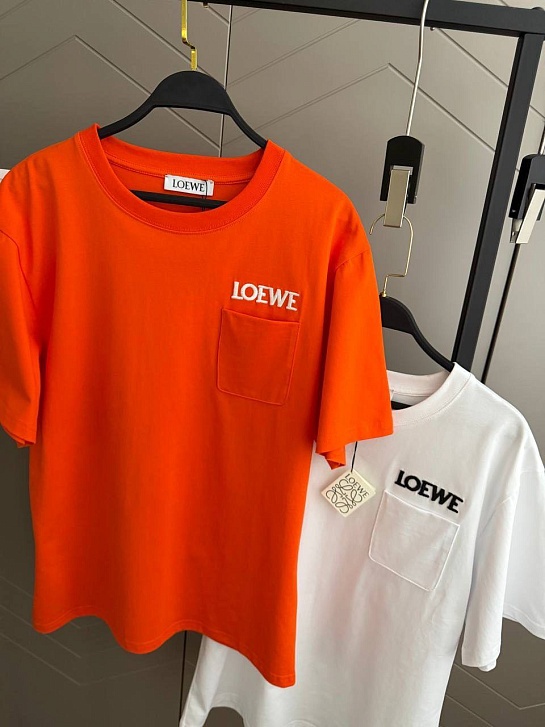 Женская оверсайз футболка Loewe premium - Orange