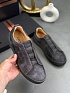 Замшевые кроссовки Zegna Triple Stitch