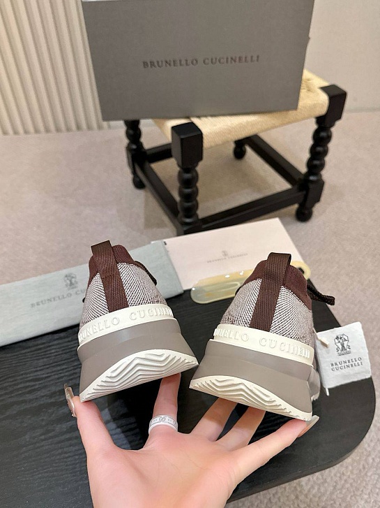 Мужские кроссовки Brunello Cucinelli knitted