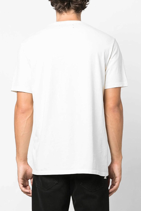 Мужская белая футболка Amiri Los Angeles