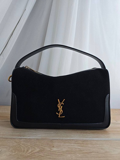 Замшевая сумка Yves Saint Laurent 29x18 см   