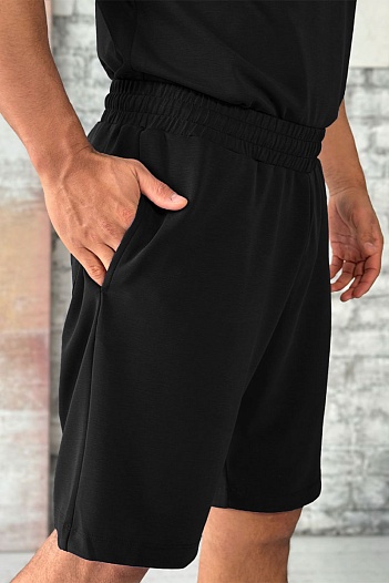 Мужские чёрные шорты Brunello Cucinelli    