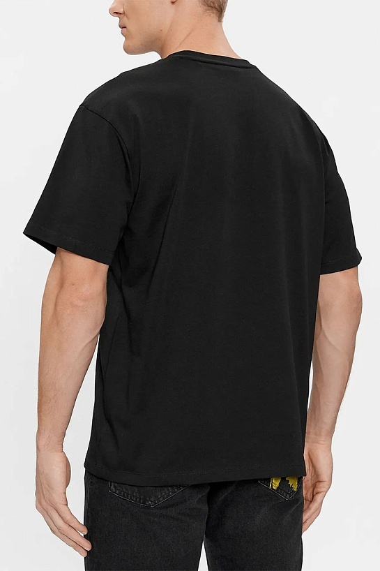 Футболка чёрного цвета Hugo Boss Dakaishi double logo