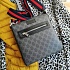 Кожаная сумка Gucci GG Black Small messenger bag 21x23 см