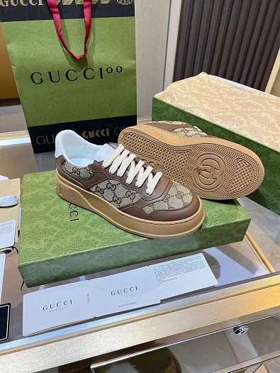Женские кроссовки Gucci Chunky B Premium - Brown   