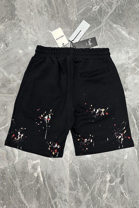 Чёрные шорты Dior Paint Splatter
