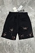 Чёрные шорты Dior Paint Splatter