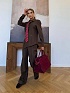 Женский костюм Loro Piana premium коричневого цвета