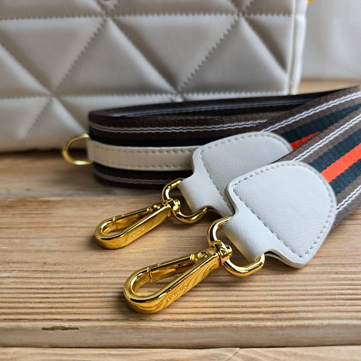 Кожаная сумка Prada Spectrum 23x16 см - Beige   