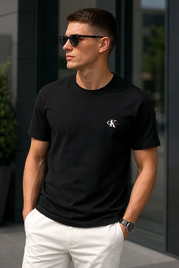 Мужская чёрная футболка Calvin Klein Urban Graphic   