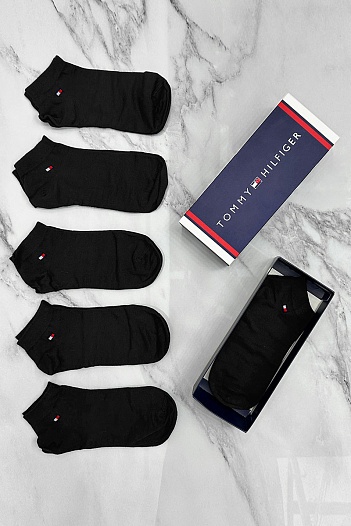 Комплект чёрных носков Tommy Hilfiger   
