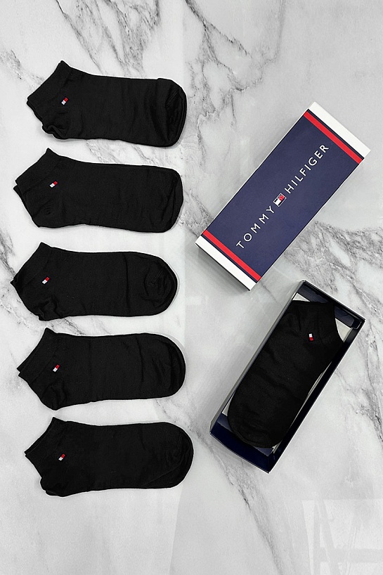 Комплект чёрных носков Tommy Hilfiger