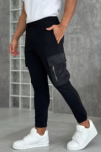 Мужские чёрные джоггеры Neil Barrett   