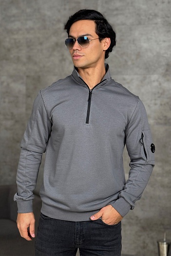 Серая кофта C.P. Company lens-detail   