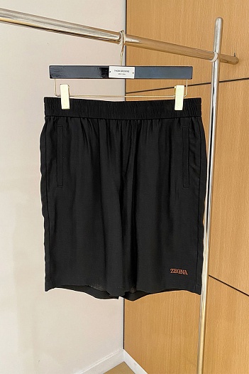 Шорты чёрного цвета Zegna premium   