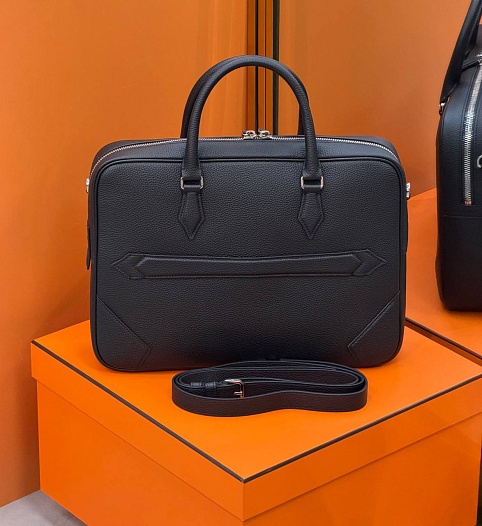 Кожаная сумка Montblanc Meisterstuck premium 37.5x27x8 см   