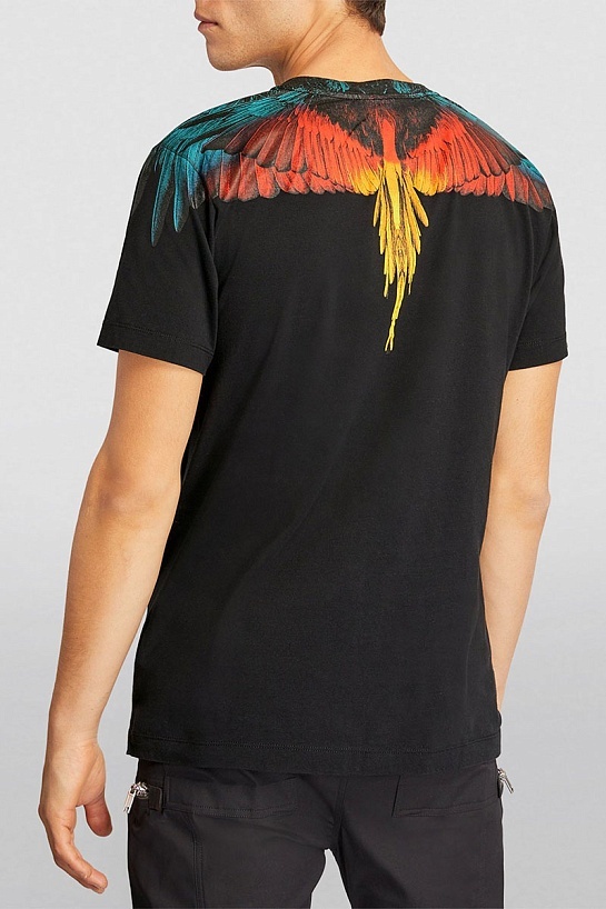 Чёрная футболка Marcelo Burlon County of Milan Icon Wings