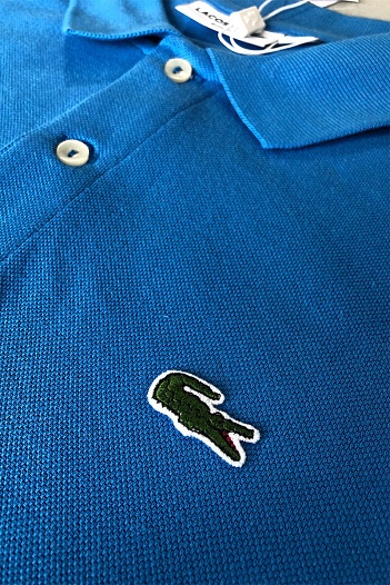 Мужское синее поло Lacoste Classic Fit   