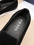 Мужские замшевые слипоны Prada Saint Tropez - Black / White