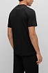 Футболка чёрного цвета Hugo Boss monogram-filled