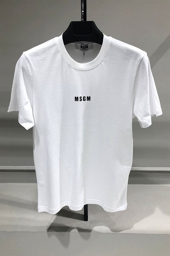 Мужская белая футболка MSGM