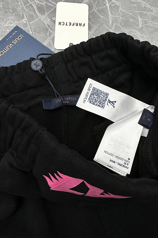 Мужские шорты Louis Vuitton Basketball Tailored Shorts - Black