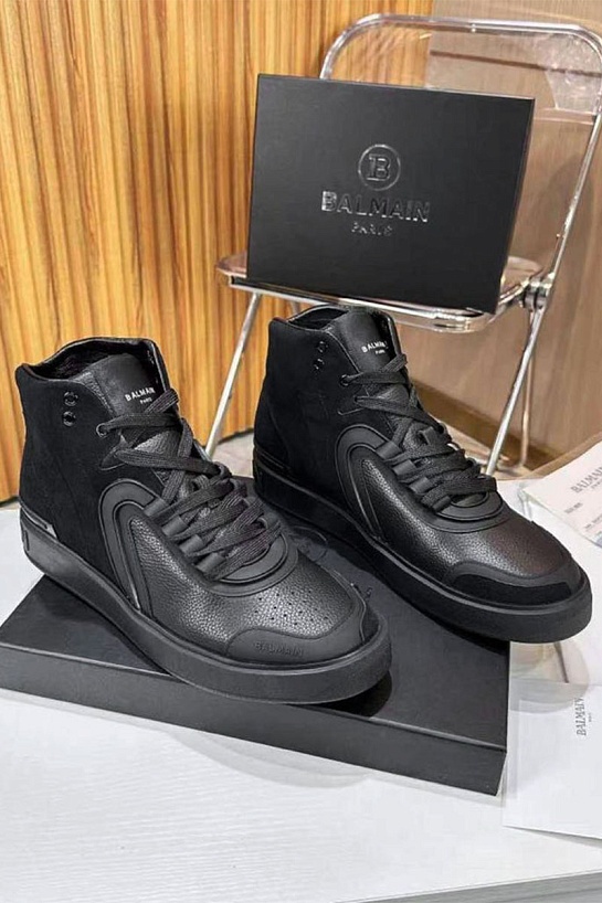 Кроссовки Balmain B-Skate High-Top - Black