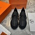 Текстильные кроссовки Hermes lift slip-on - Black