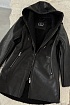 Мужское утеплённое пальто Philipp Plein чёрного цвета