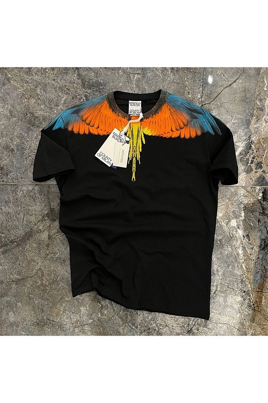 Чёрная футболка Marcelo Burlon County of Milan Icon Wings