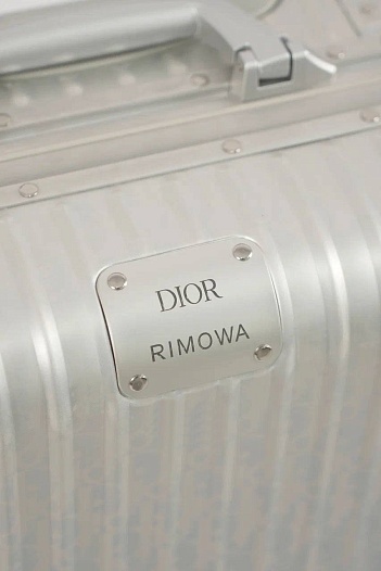 Чемодан Rimowa x Dior Aluminum Gradient S Premium 53x37x22 см   