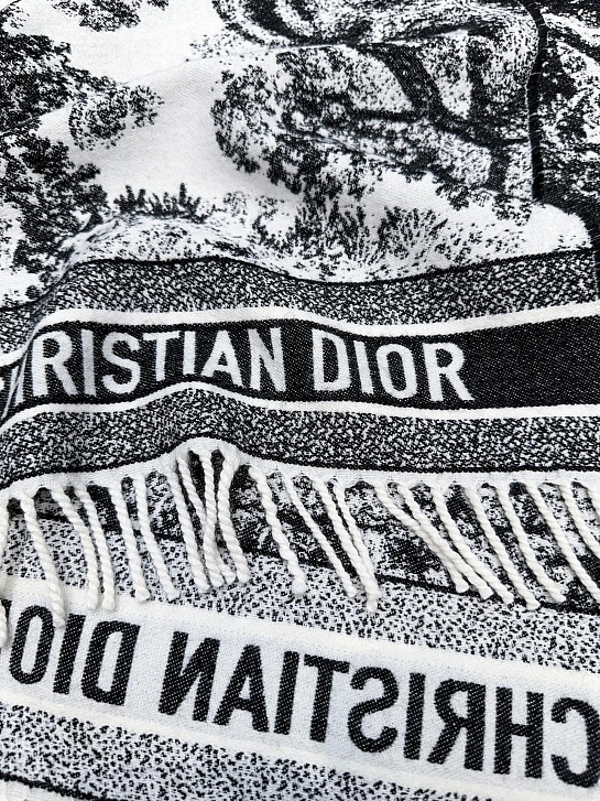 Шарф Dior Toile de Jouy Sauvage premium 140x140 см