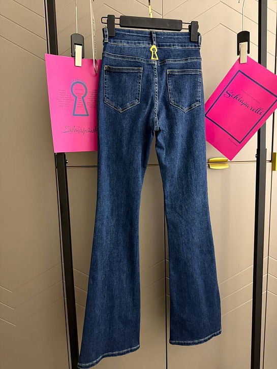 Женские синие джинсы Schiaparelli premium