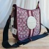 Женская сумка Coach Dempsey File Bagwith Stripe And Coach Patch 25x25 см (3 расцветки)