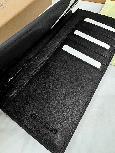Кожаный бумажник Burberry Premium 19x10x2.5 см   