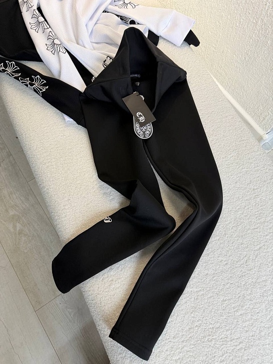 Женские утеплённые леггинсы Chrome Hearts premium