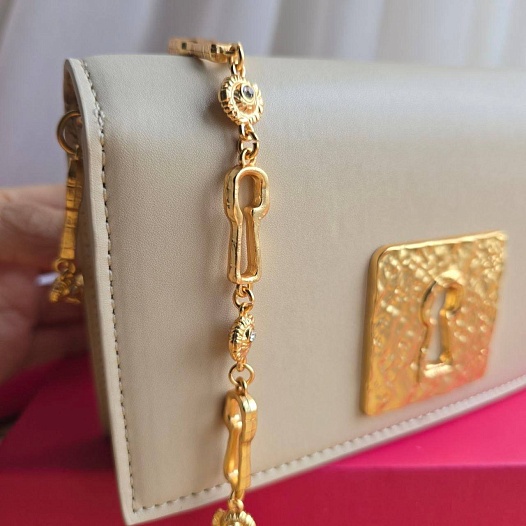 Кожаная сумка Schiaparelli 19x11 см   