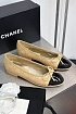 Женские кожаные балетки Chanel premium