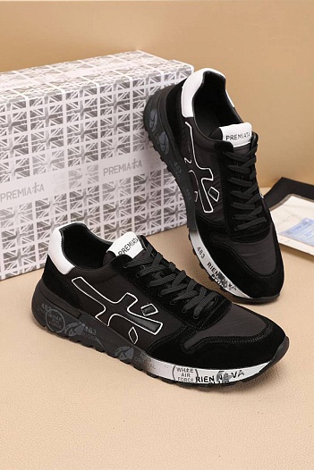 Комбинированные кроссовки Premiata Mick - Black   